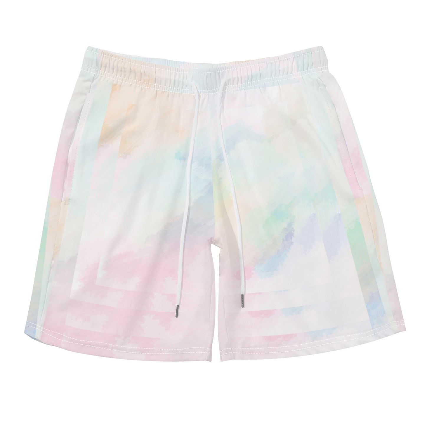 "Pastel in Another Dimension" Mens Regular Fit Hawaiian Short Sleeve Shirt and Shorts Set