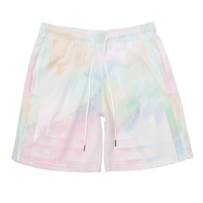 "Pastel in Another Dimension" Mens Regular Fit Hawaiian Short Sleeve Shirt and Shorts Set