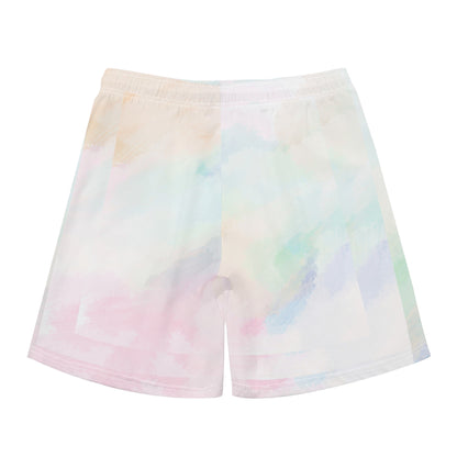 "Pastel in Another Dimension" Mens Regular Fit Hawaiian Short Sleeve Shirt and Shorts Set
