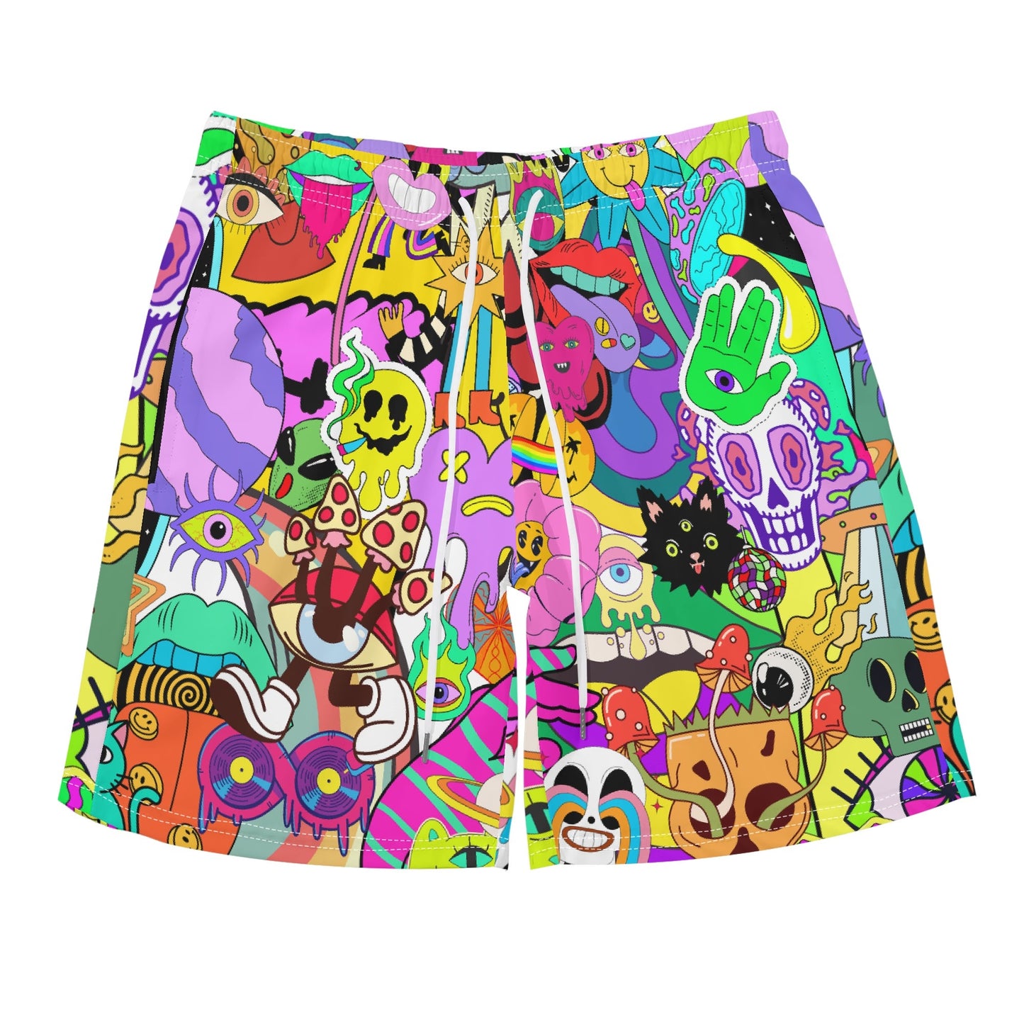 '"Colors are Dope" Mens Regular Fit Hawaiian Short Sleeve Shirt and Shorts Set