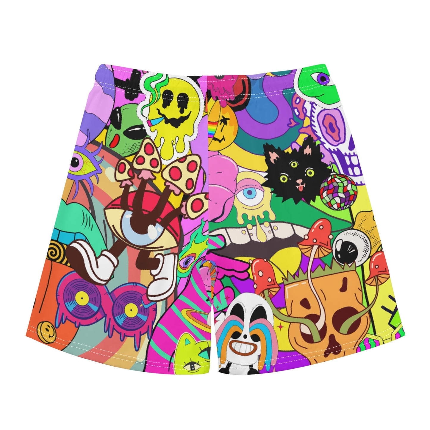 '"Colors are Dope" Mens Regular Fit Hawaiian Short Sleeve Shirt and Shorts Set