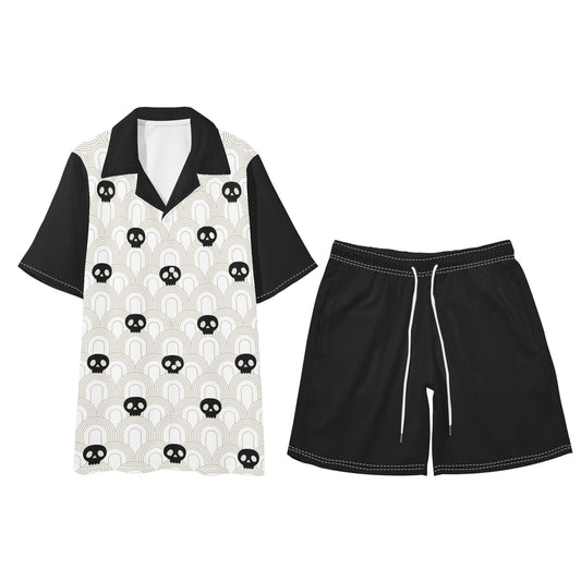 "You Kill Me" Mens Regular Fit Hawaiian Short Sleeve Shirt and Shorts Set