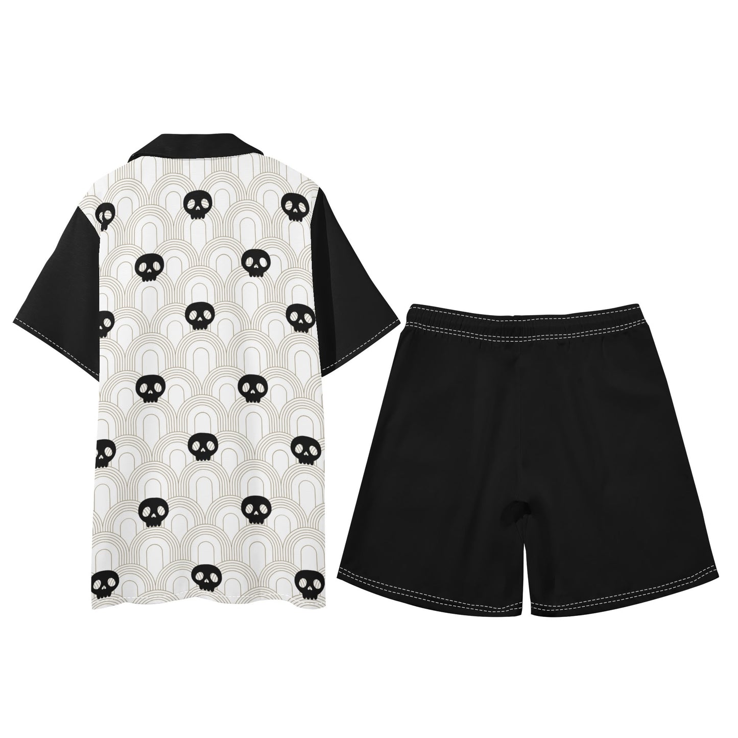 "You Kill Me" Mens Regular Fit Hawaiian Short Sleeve Shirt and Shorts Set