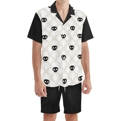 "You Kill Me" Mens Regular Fit Hawaiian Short Sleeve Shirt and Shorts Set