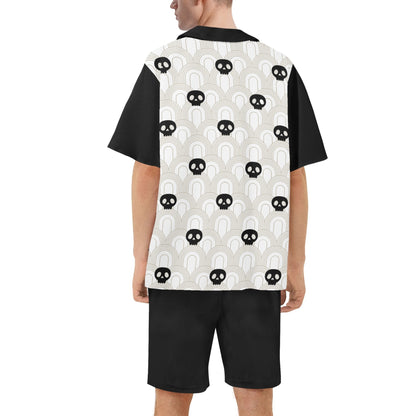 "You Kill Me" Mens Regular Fit Hawaiian Short Sleeve Shirt and Shorts Set