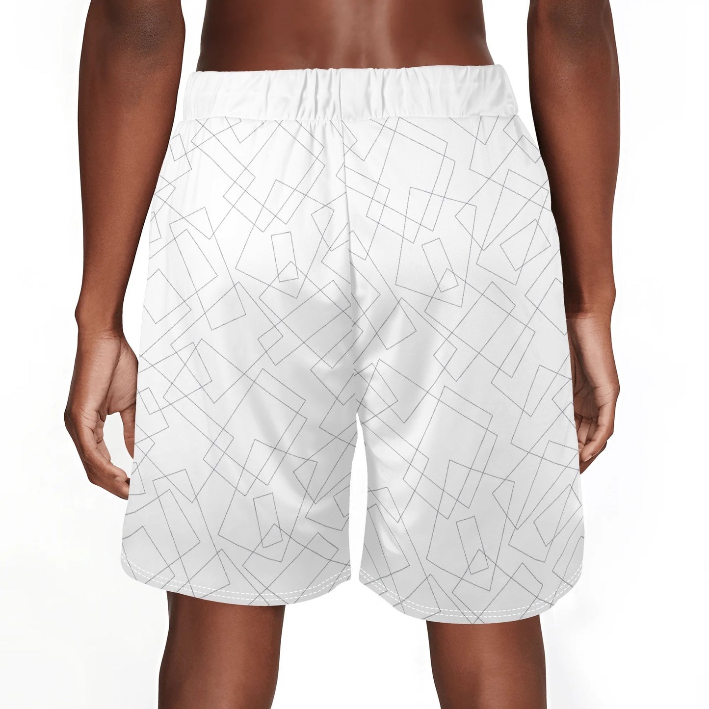 "Geo Skulls" MensSea Life Swim Trunks
