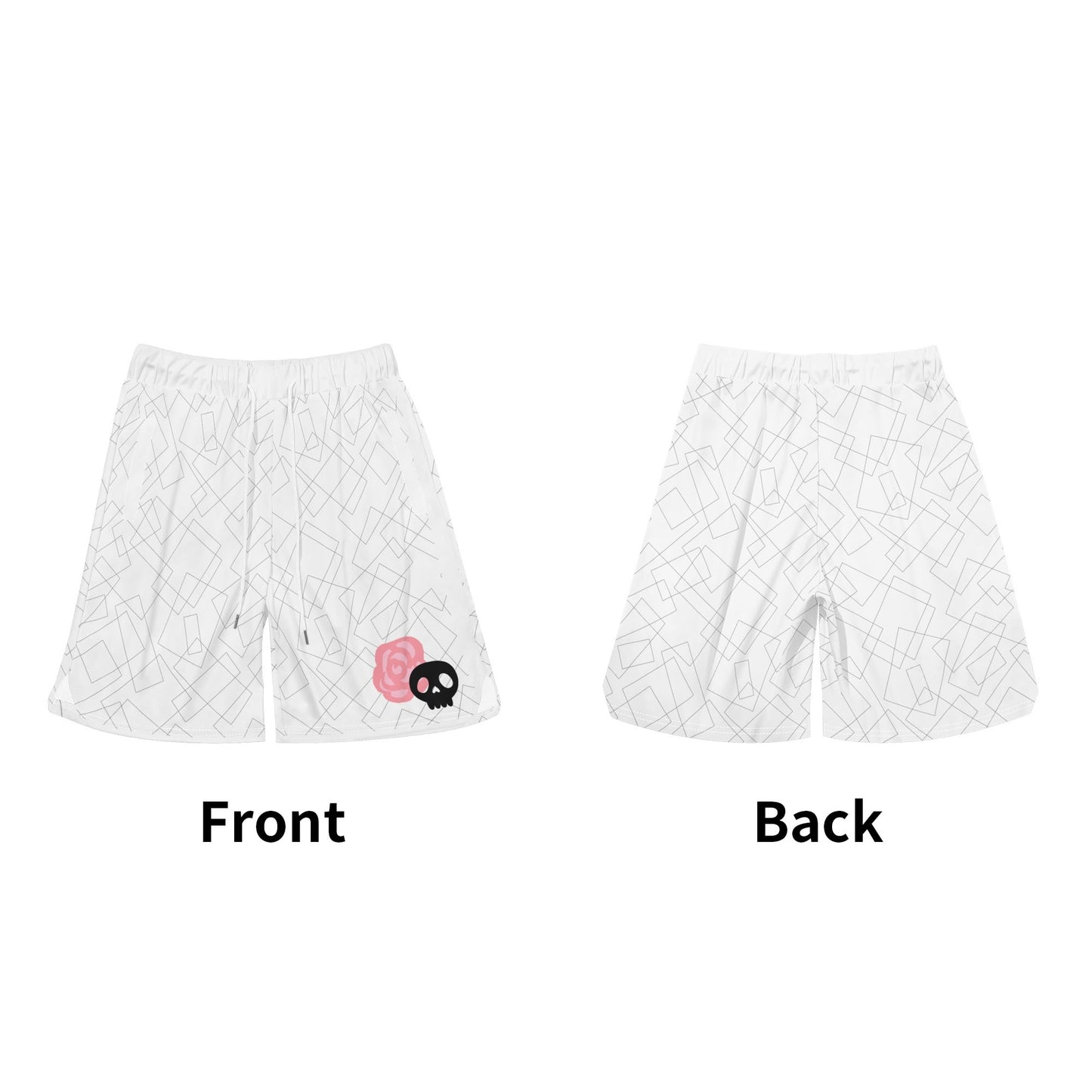 "Geo Skulls" MensSea Life Swim Trunks