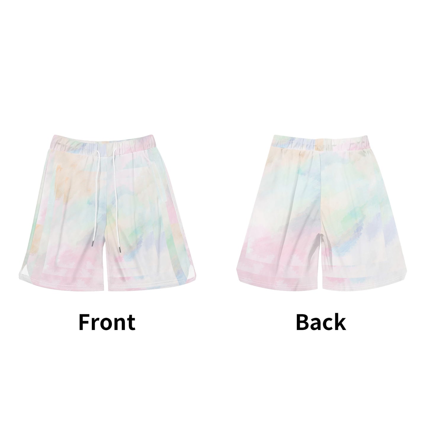 "Pastel in Another Dimension" Mens  Sea Life Swim Trunks