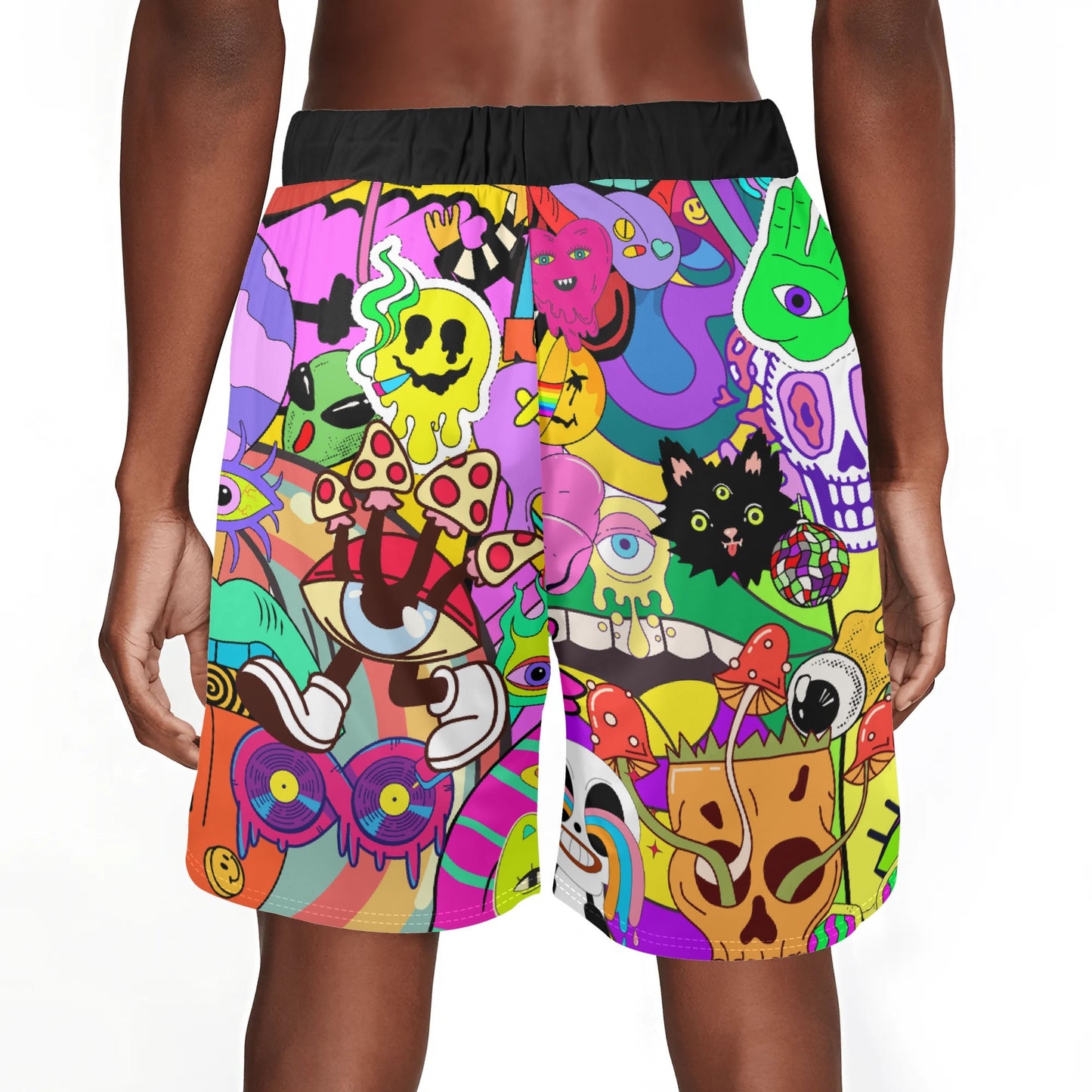 "Colors are Dope" MensSea Life Swim Trunks