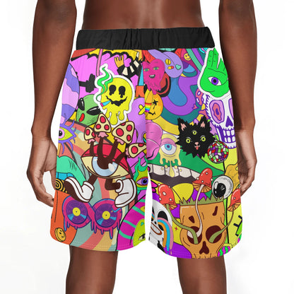 "Colors are Dope" MensSea Life Swim Trunks