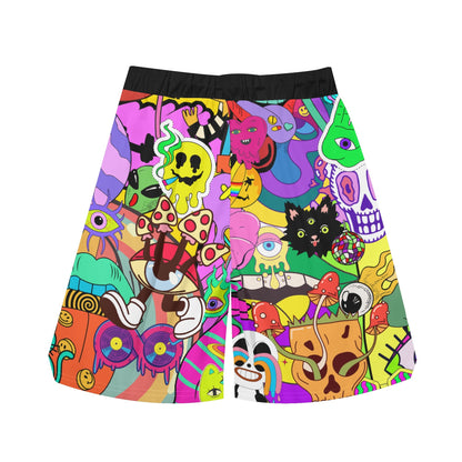 "Colors are Dope" MensSea Life Swim Trunks