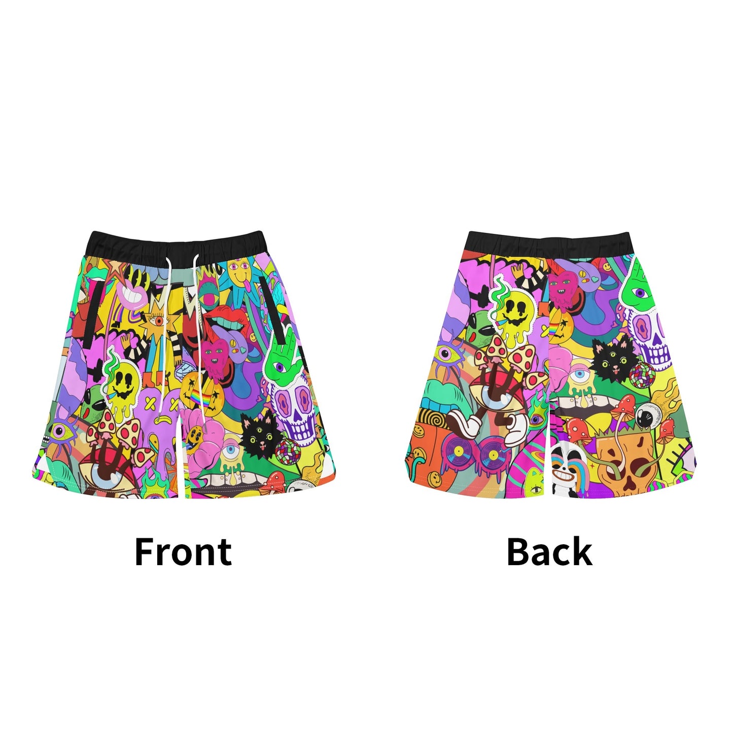 "Colors are Dope" MensSea Life Swim Trunks