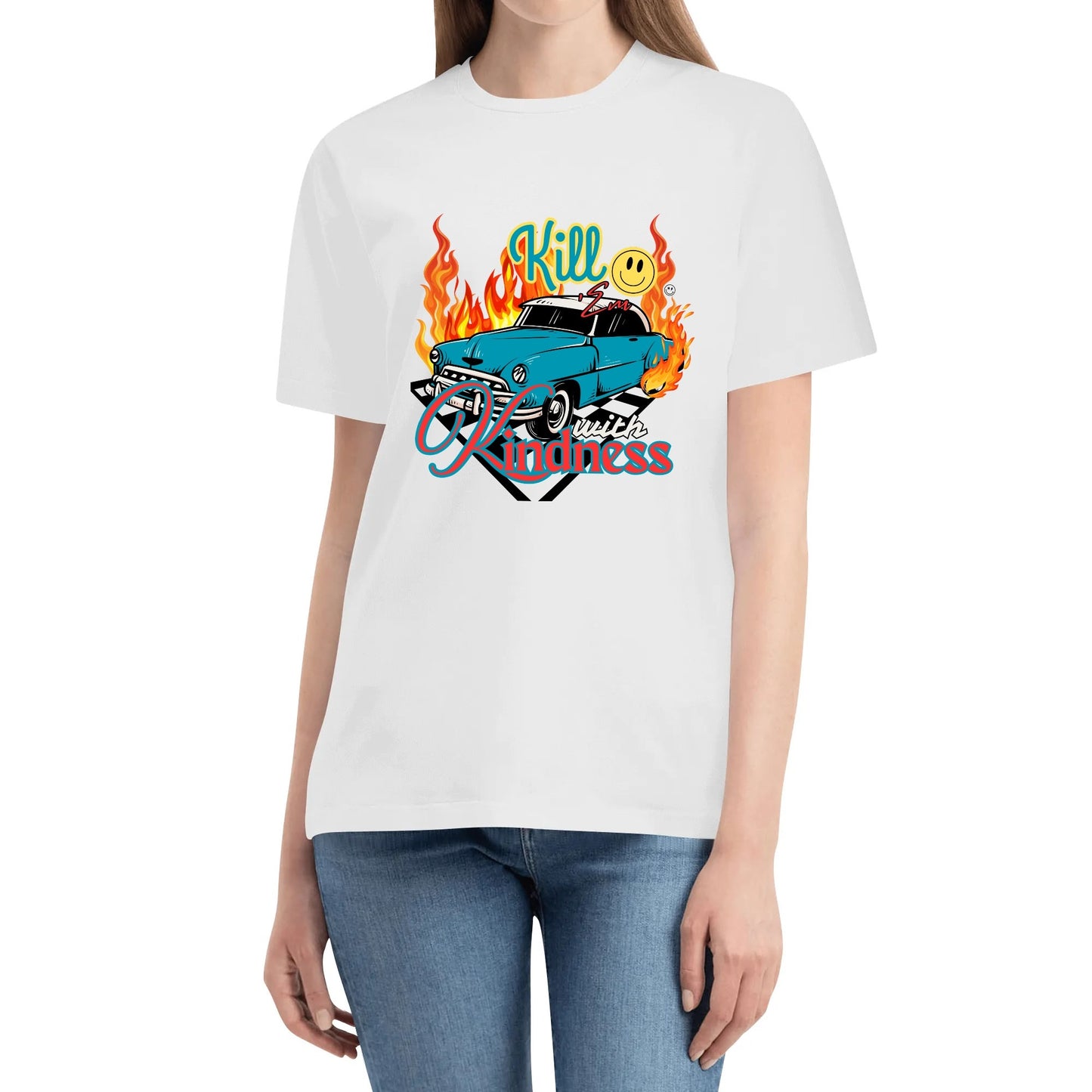 "Kill 'Em with Kindness" Unisex Graphic Tee