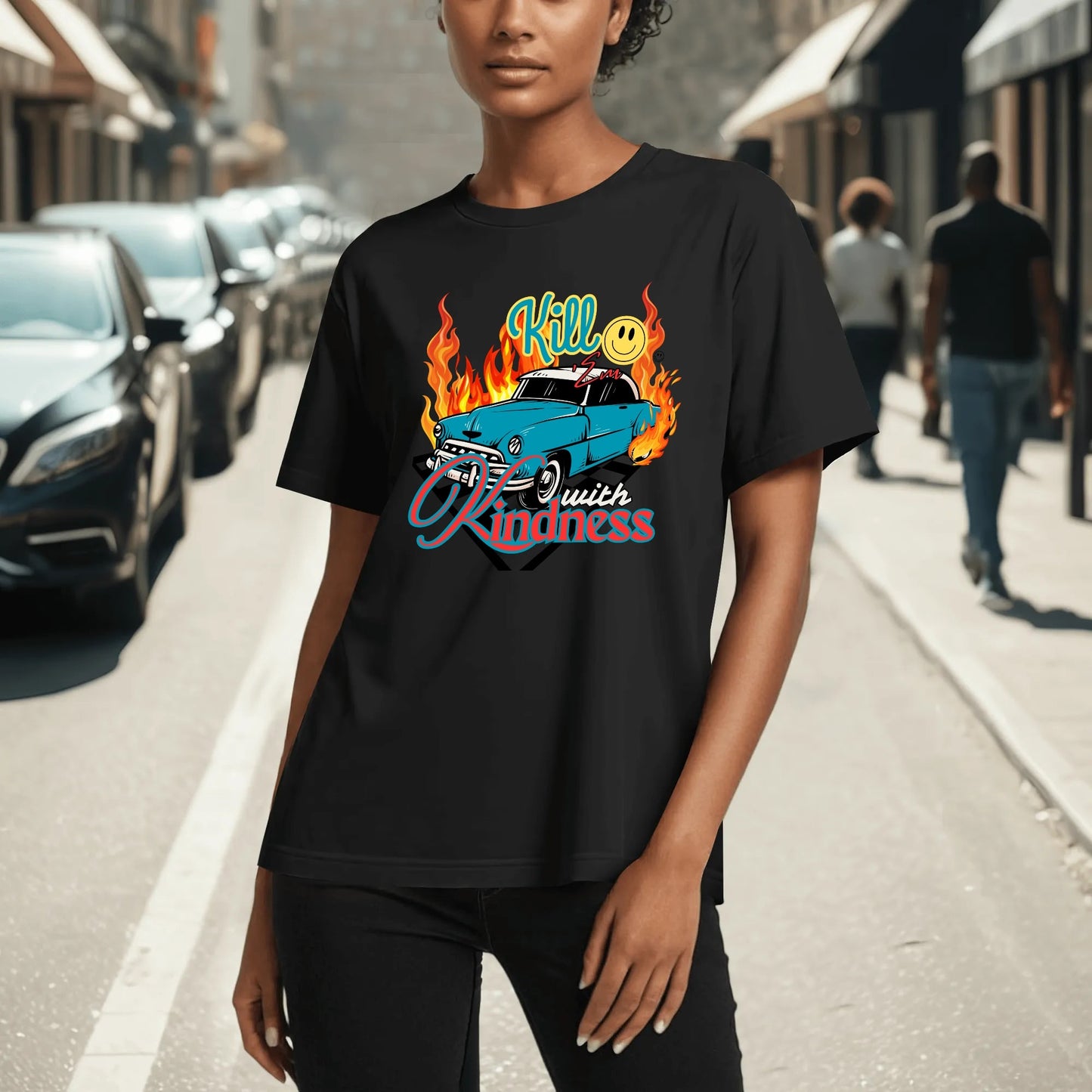 "Kill 'Em with Kindness" Unisex Graphic Tee