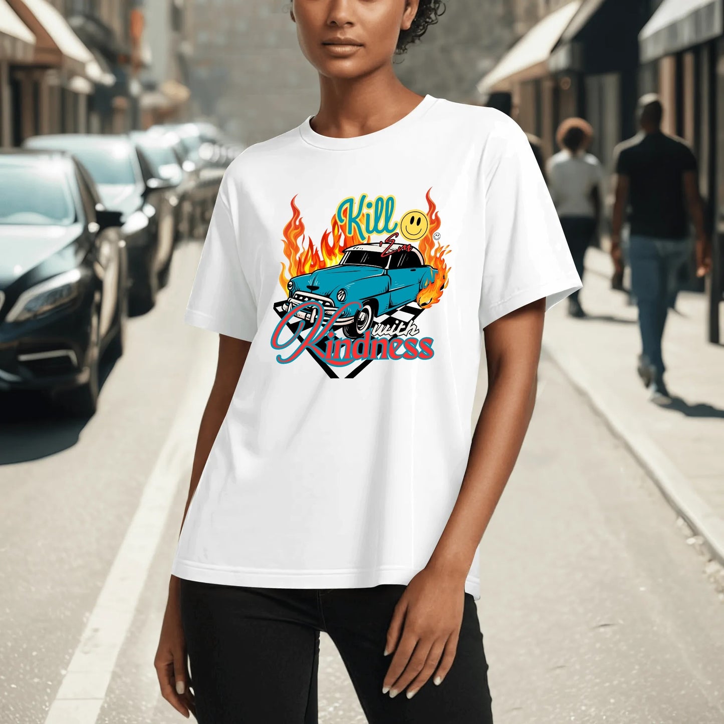 "Kill 'Em with Kindness" Unisex Graphic Tee