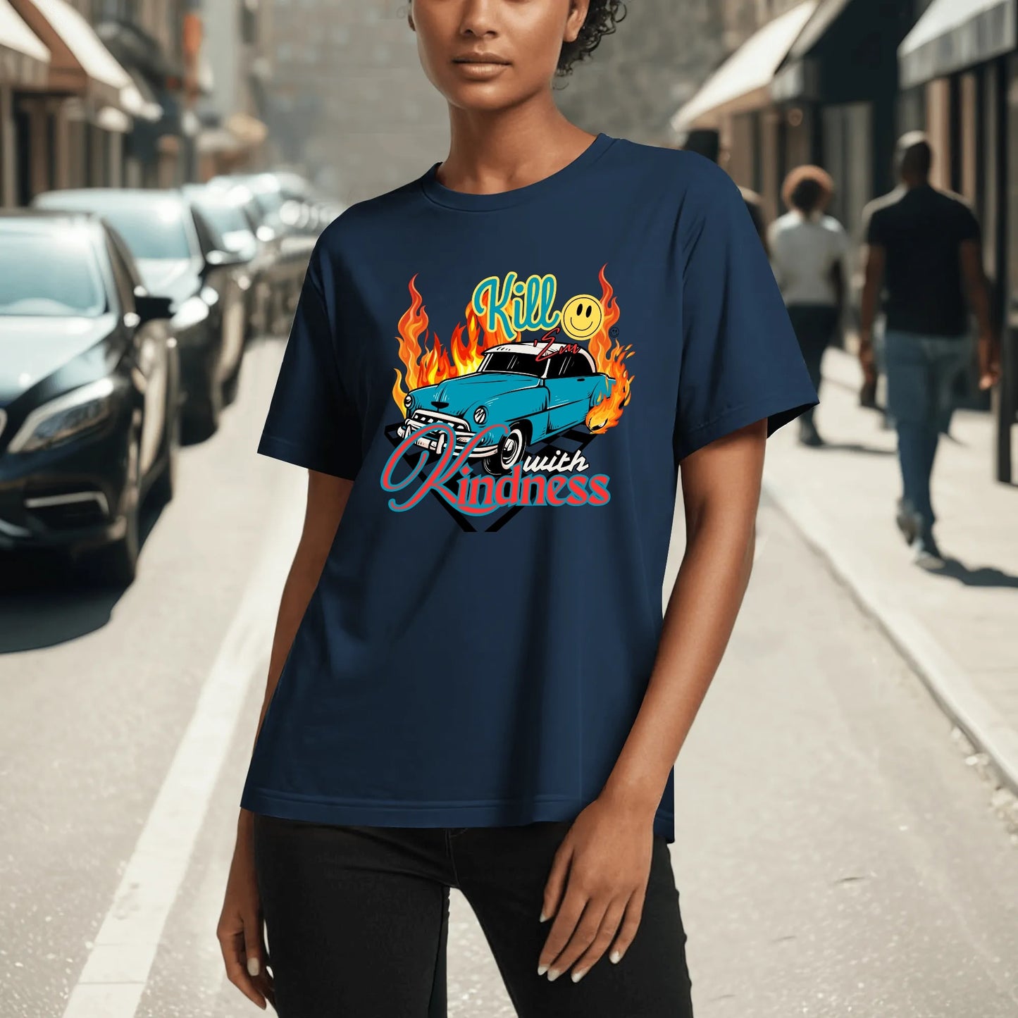 "Kill 'Em with Kindness" Unisex Graphic Tee
