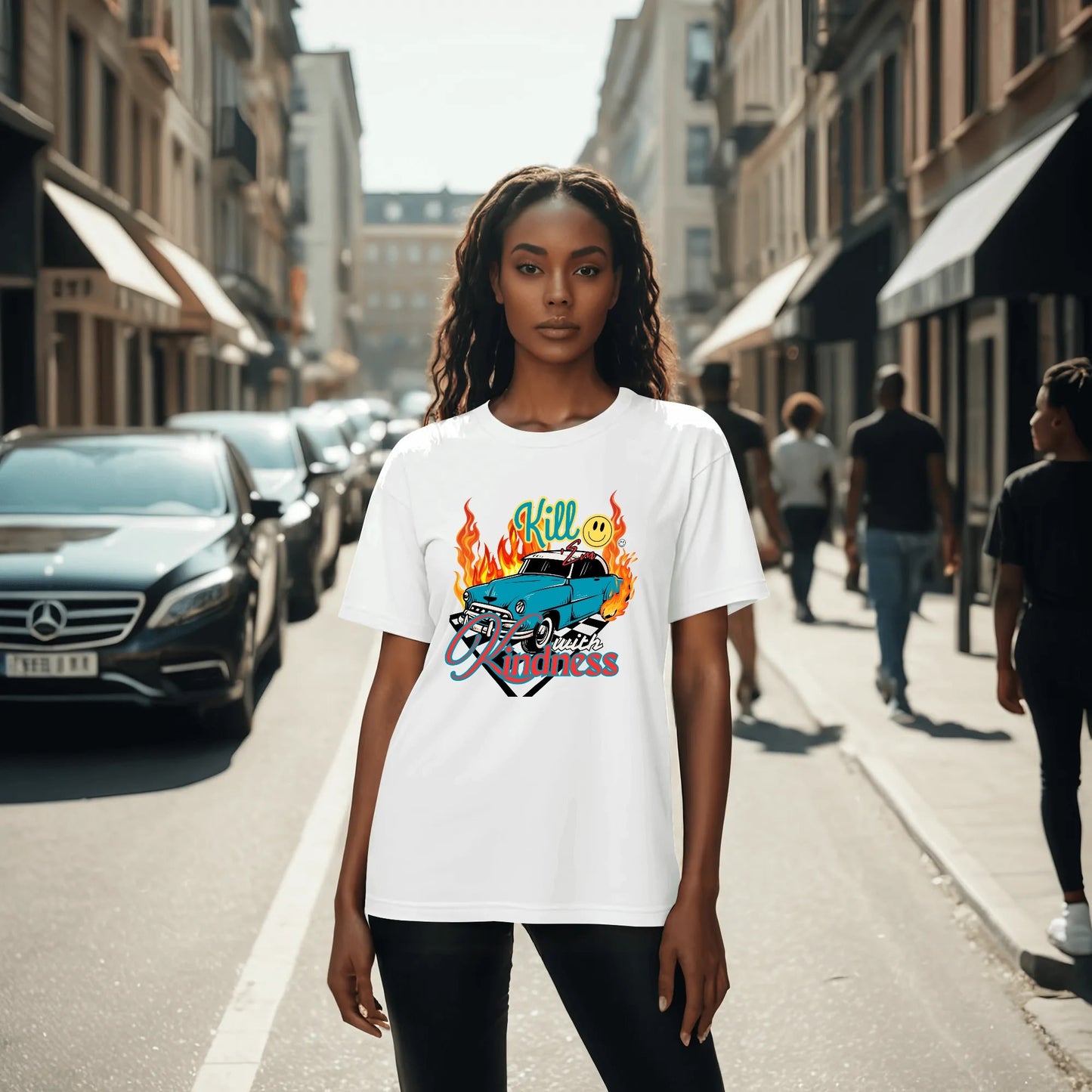 "Kill 'Em with Kindness" Unisex Graphic Tee