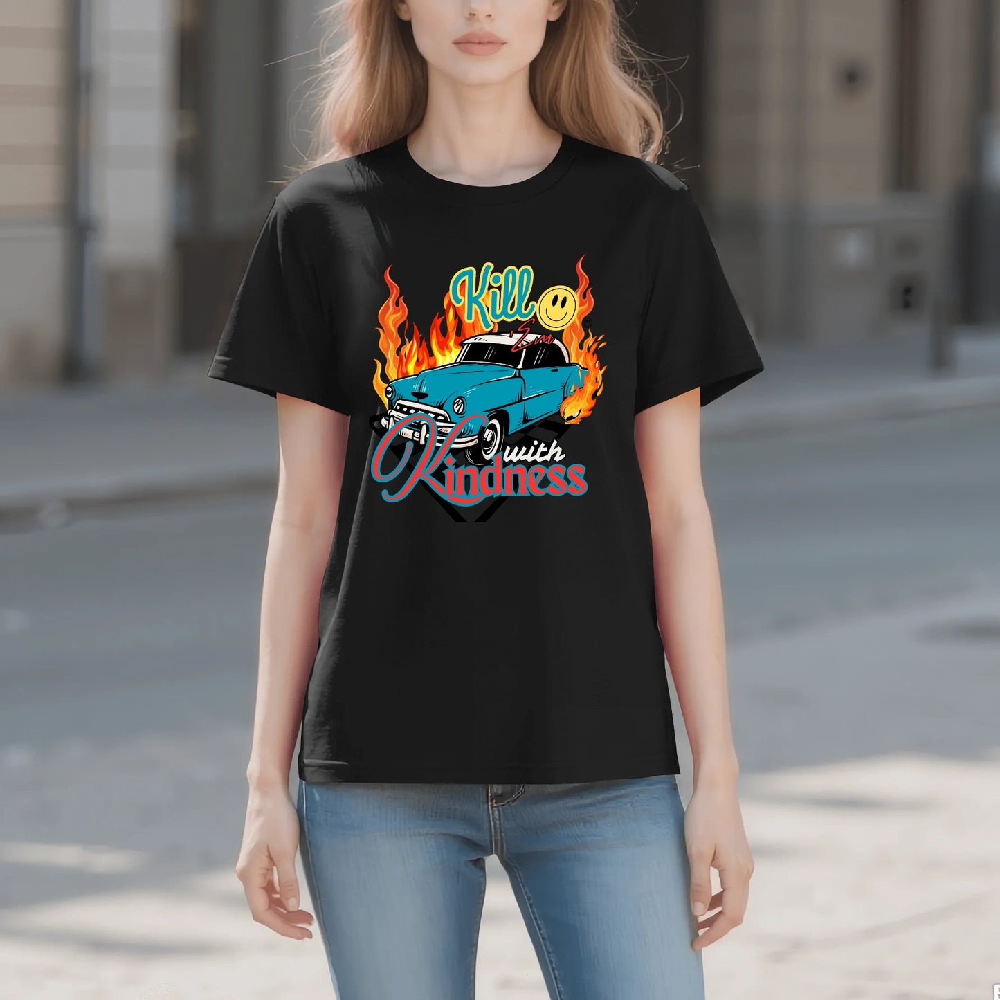 "Kill 'Em with Kindness" Unisex Graphic Tee