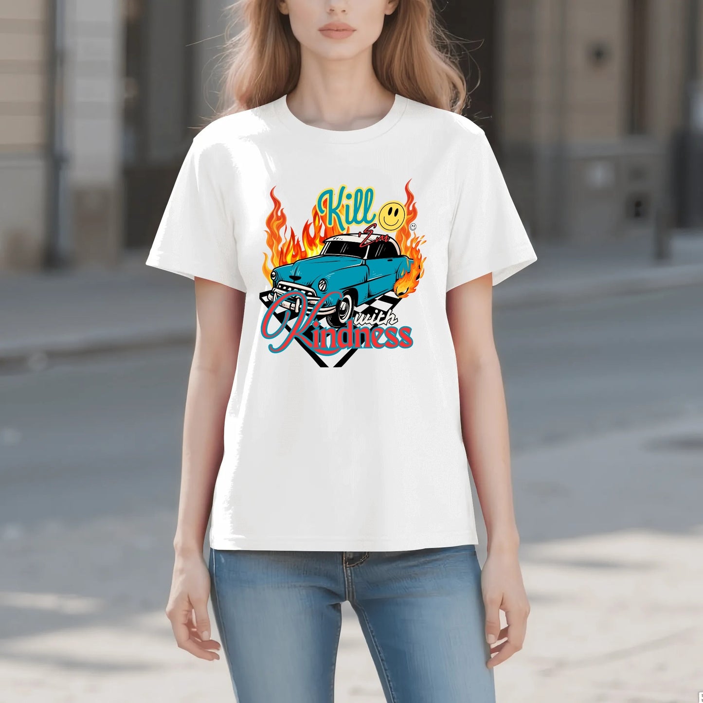 "Kill 'Em with Kindness" Unisex Graphic Tee