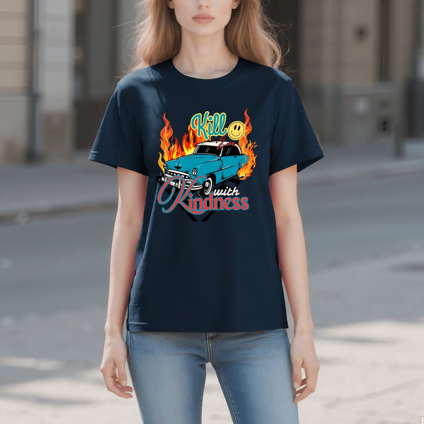 "Kill 'Em with Kindness" Unisex Graphic Tee