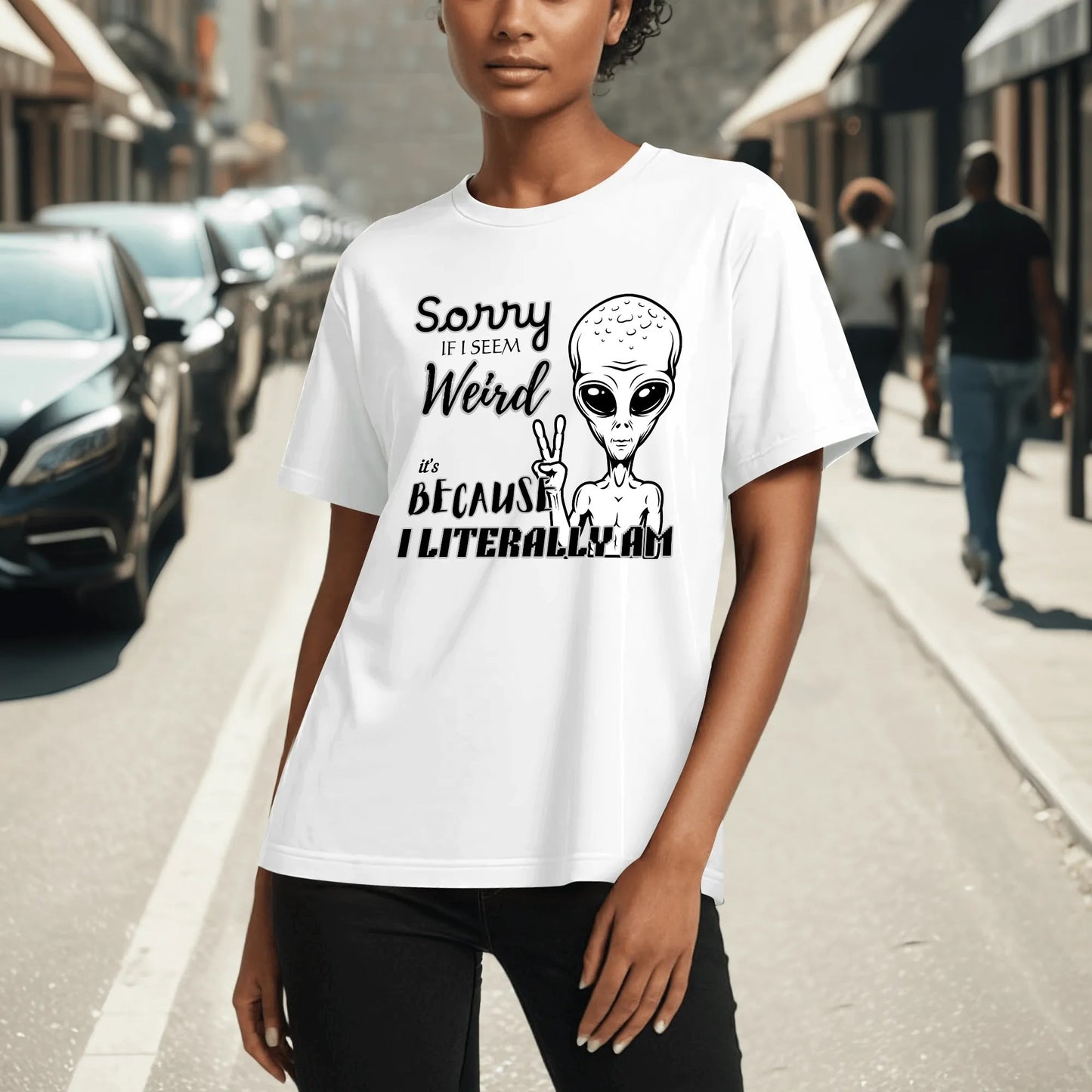 "Sorry If I Seem Weird" Graphic Tee