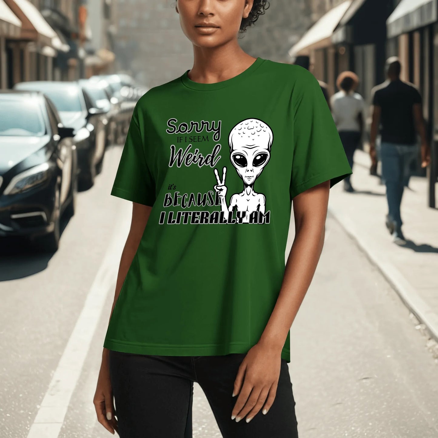 "Sorry If I Seem Weird" Graphic Tee