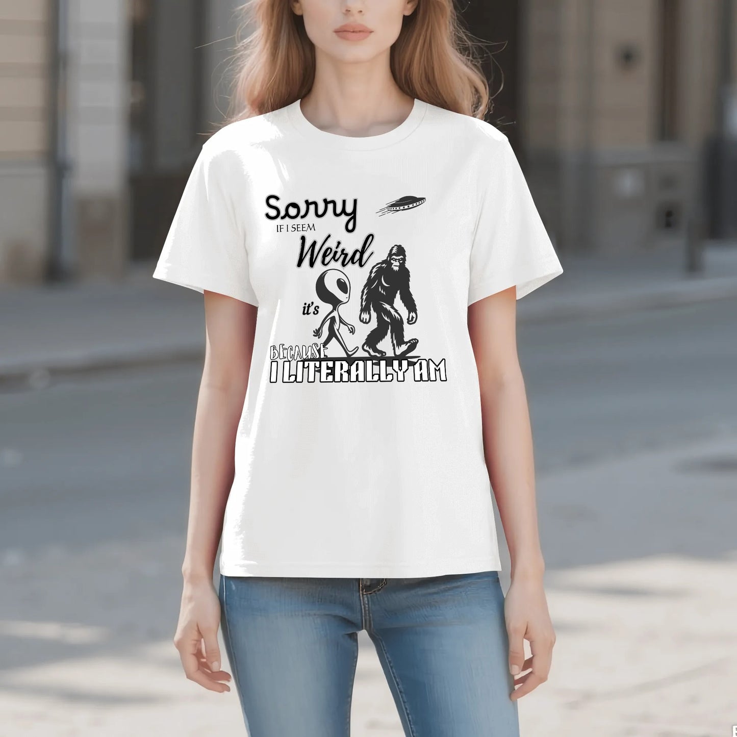 "Sorry If I Seem Weird, BigFoot" Graphic Tee