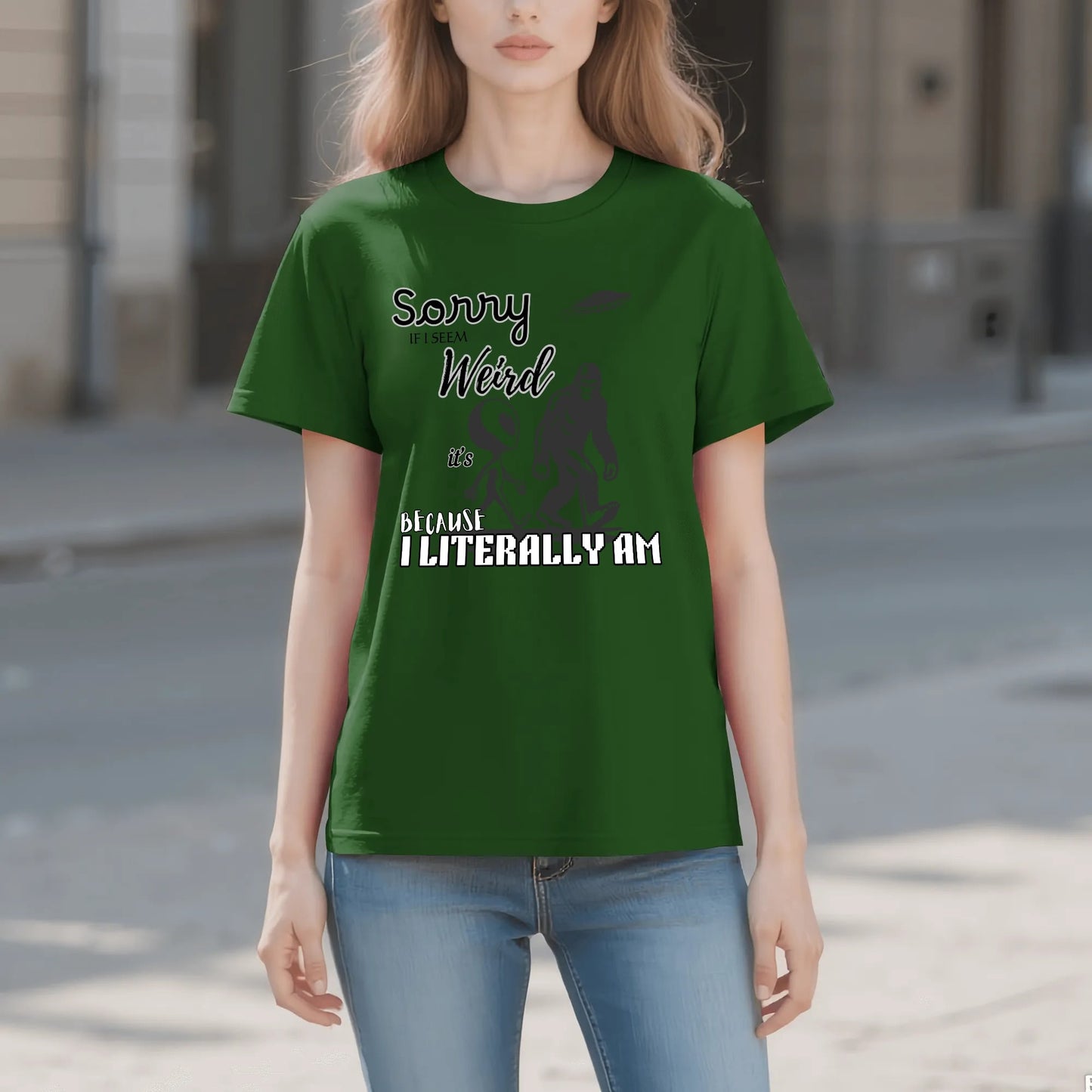 "Sorry If I Seem Weird, BigFoot" Graphic Tee