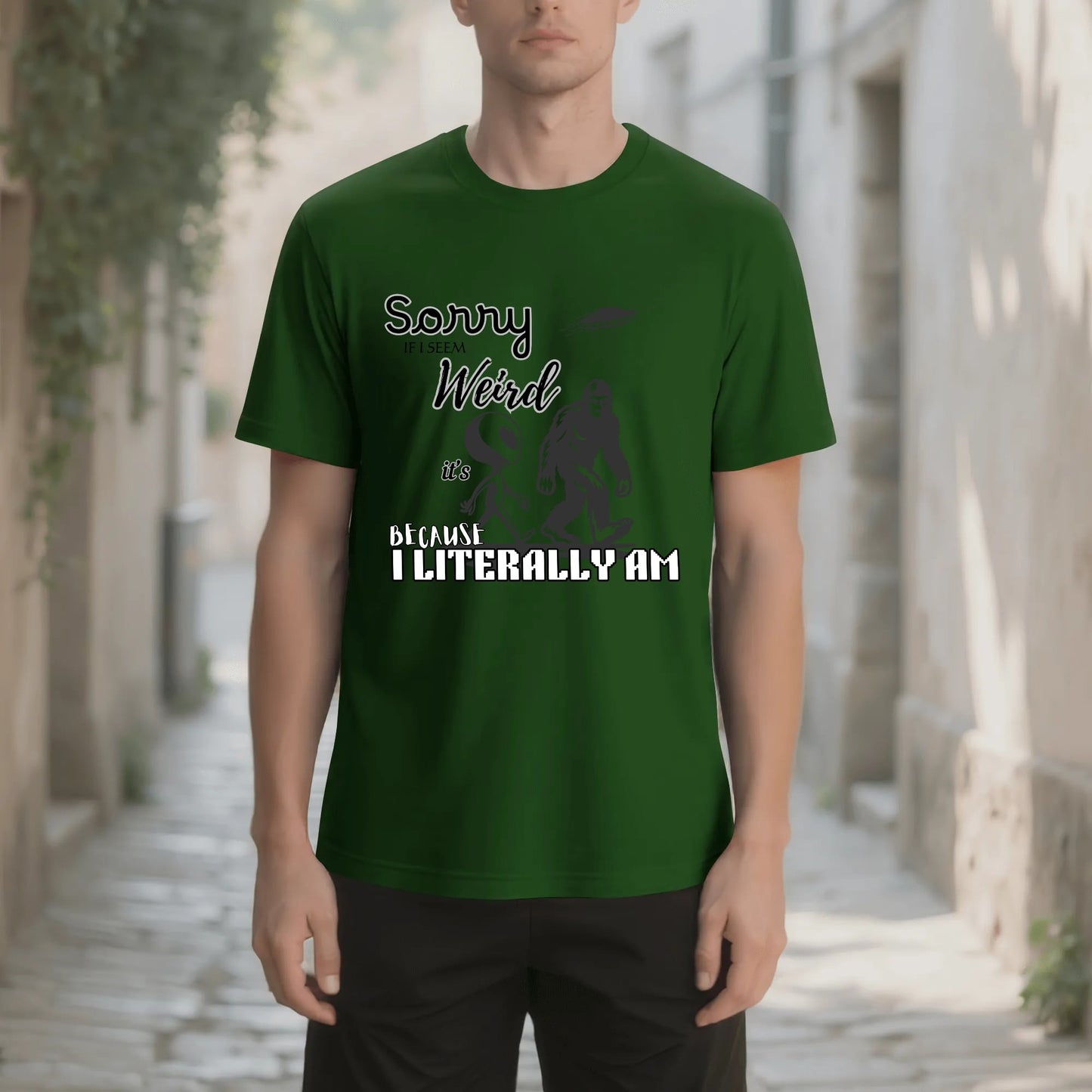 "Sorry If I Seem Weird, BigFoot" Graphic Tee