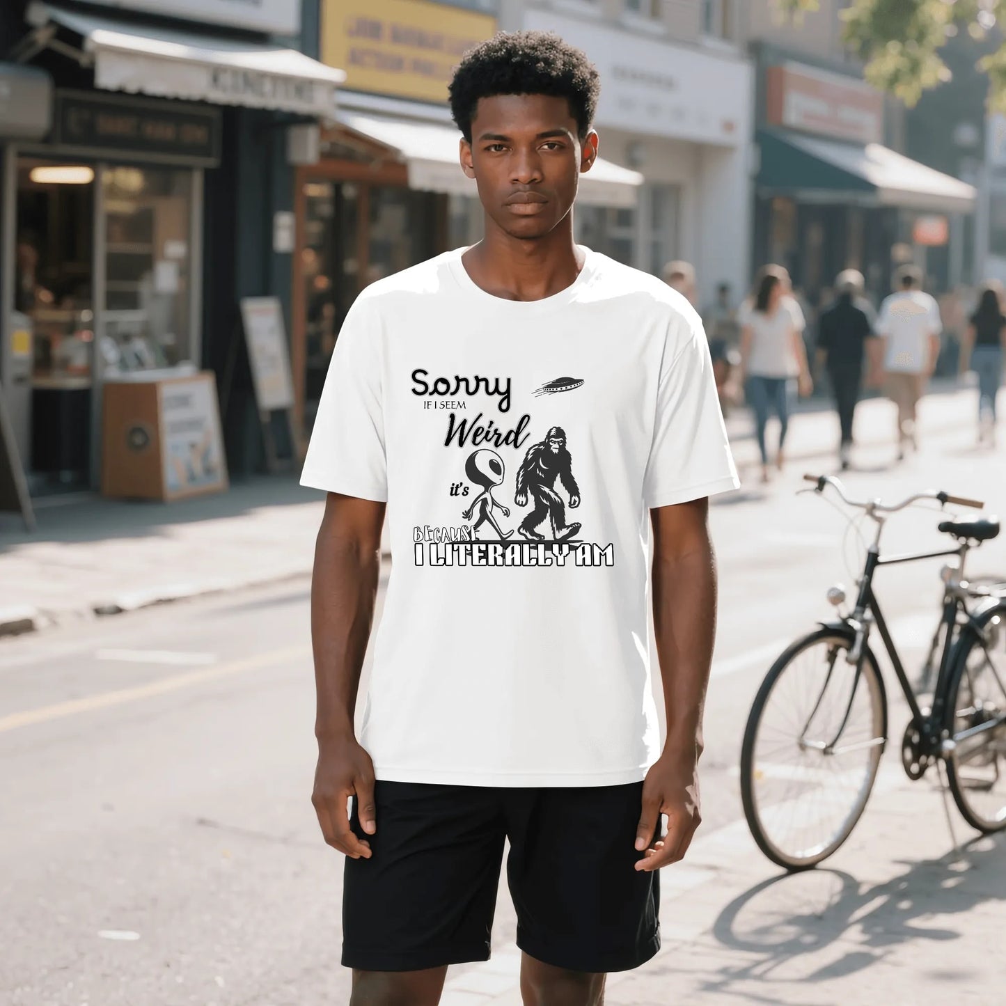 "Sorry If I Seem Weird, BigFoot" Graphic Tee