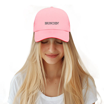 "Brunchin'" Breathable Mesh Baseball Cap Summer Hat