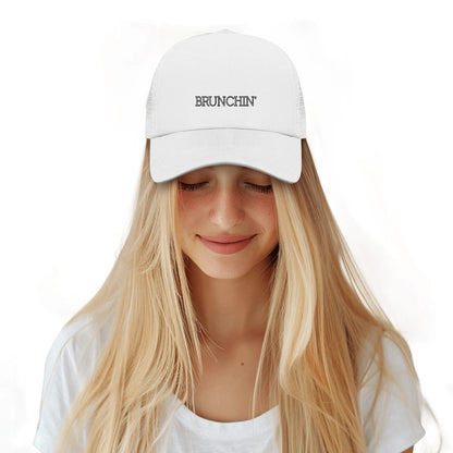 "Brunchin'" Breathable Mesh Baseball Cap Summer Hat