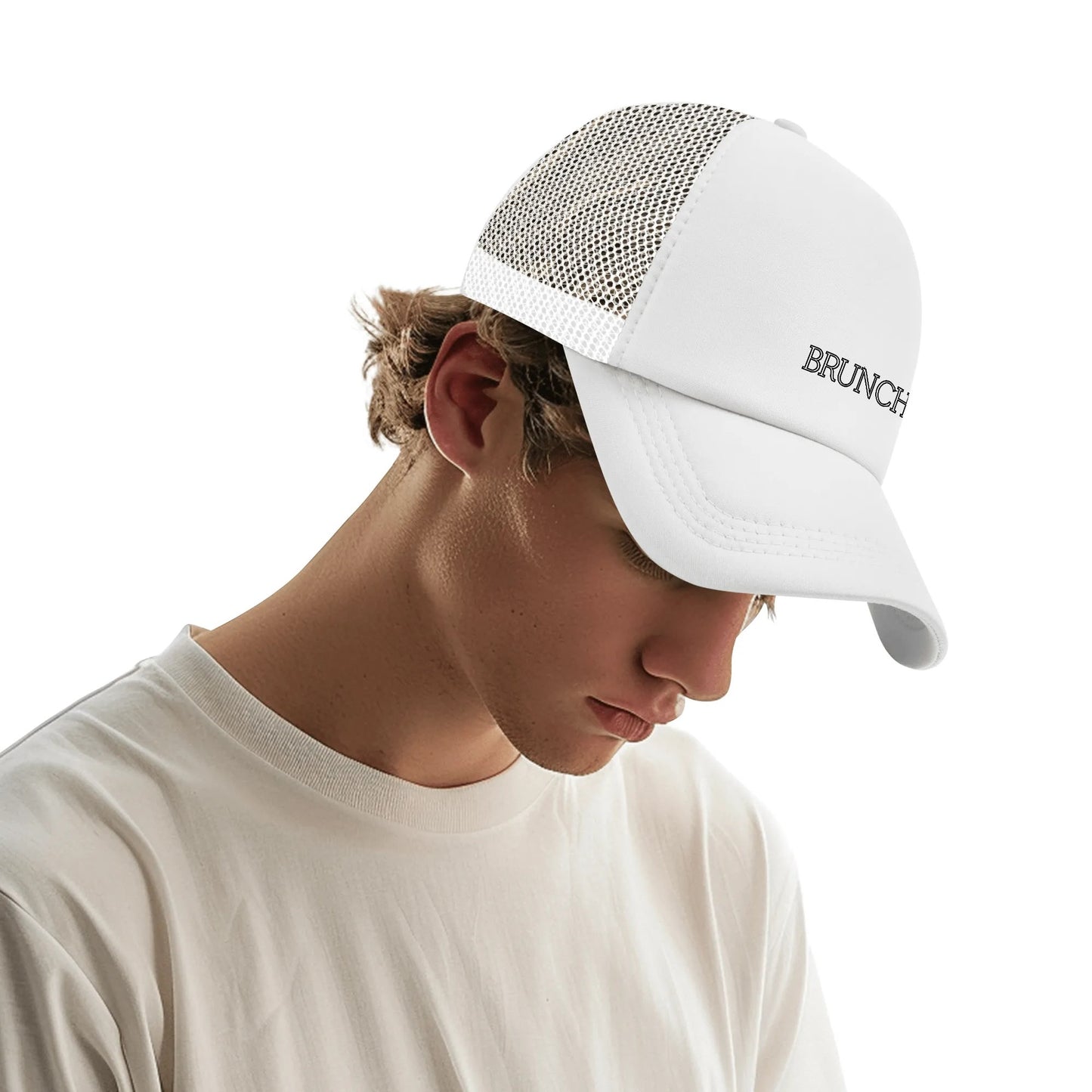 "Brunchin'" Breathable Mesh Baseball Cap Summer Hat