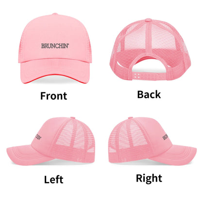 "Brunchin'" Breathable Mesh Baseball Cap Summer Hat