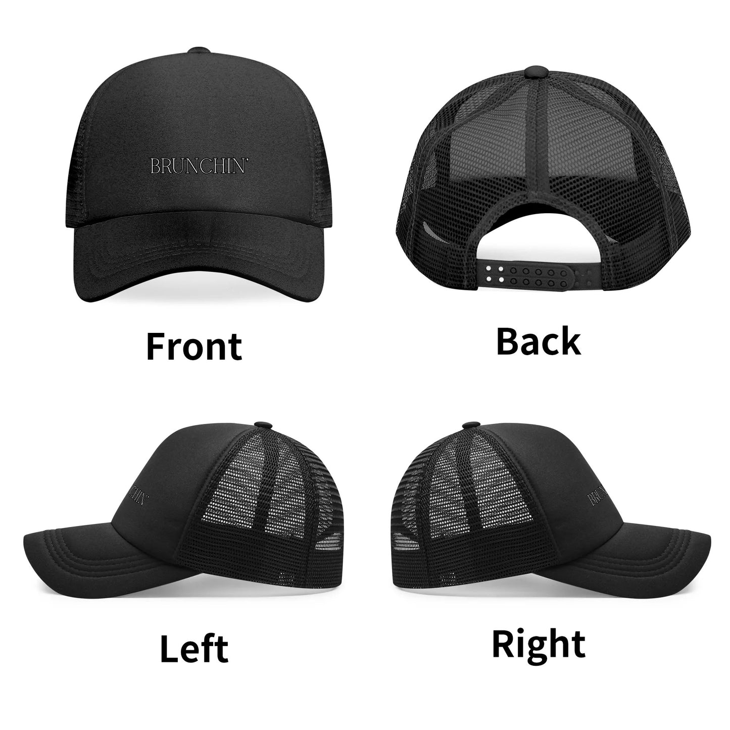 "Brunchin'" Breathable Mesh Baseball Cap Summer Hat