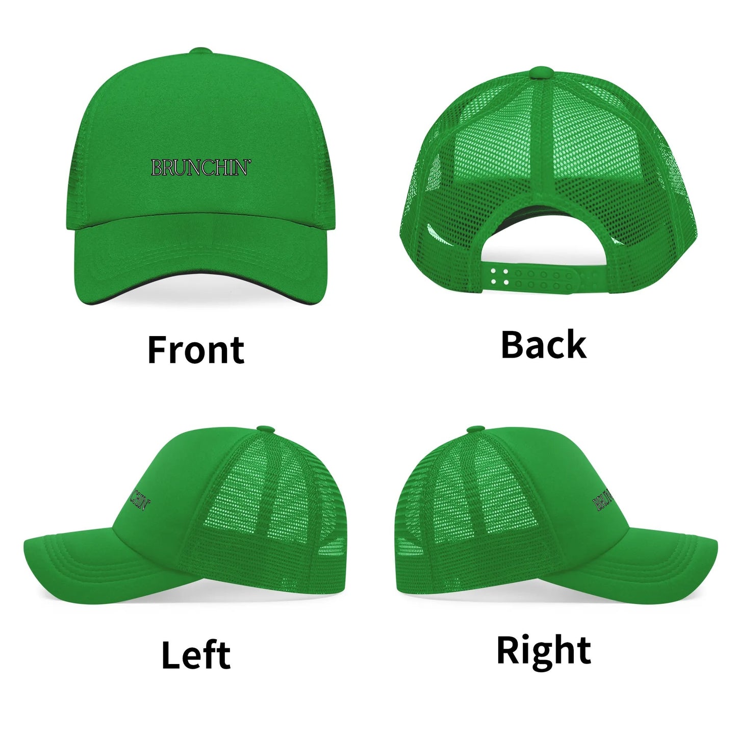 "Brunchin'" Breathable Mesh Baseball Cap Summer Hat