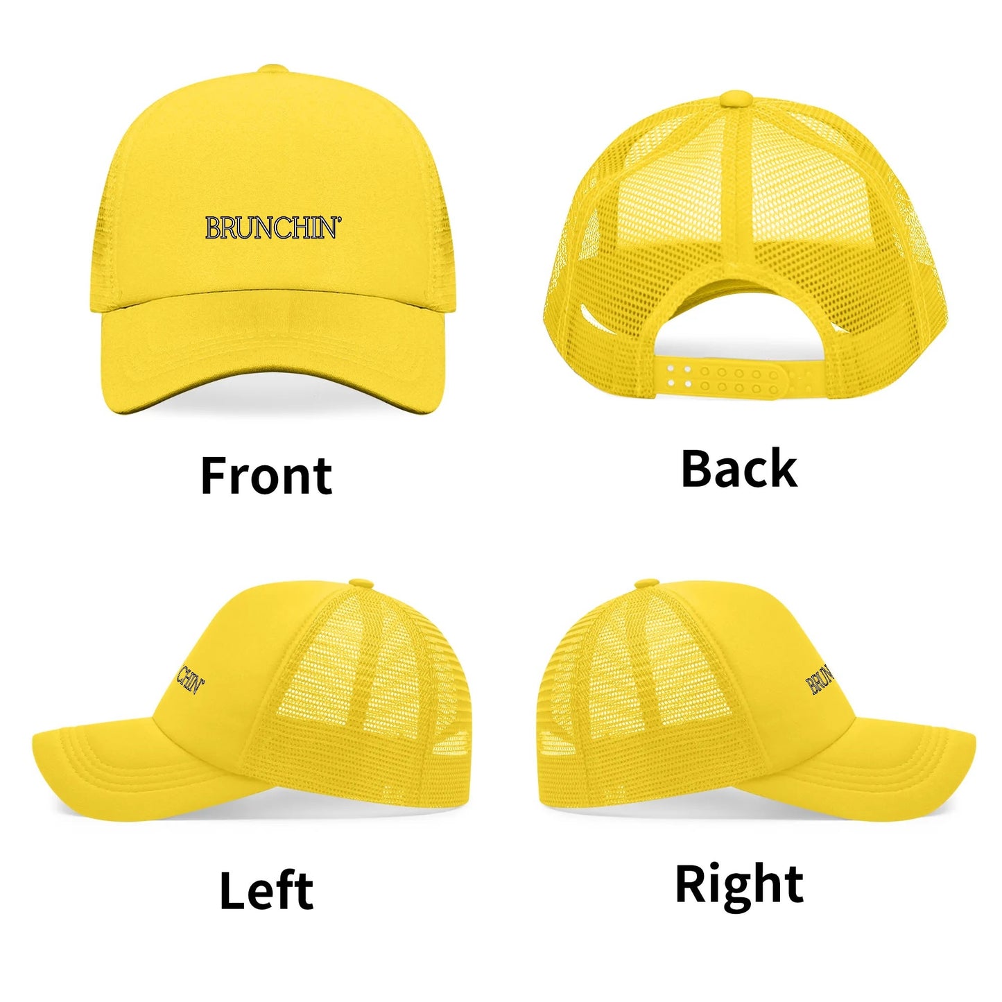 "Brunchin'" Breathable Mesh Baseball Cap Summer Hat
