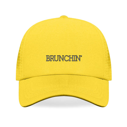 "Brunchin'" Breathable Mesh Baseball Cap Summer Hat