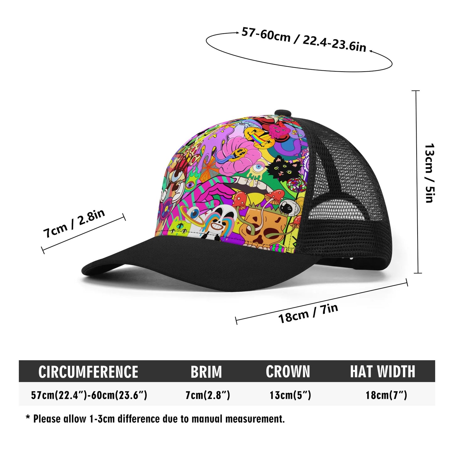 "Colors are DOPE"  Mesh Trucker Hats