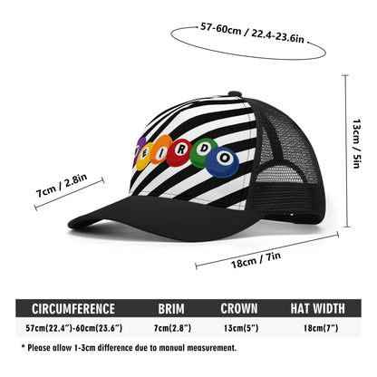 "Weirdos Like Balls and Stripes" Mesh Trucker Hats