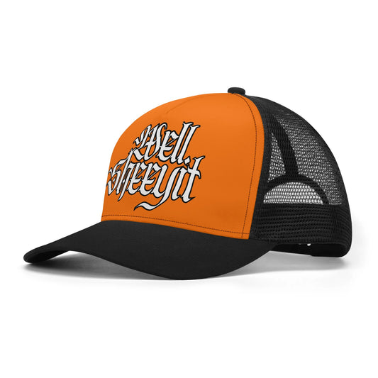 "Well, Sheeyit - its ORANGE"  Mesh Trucker Hats