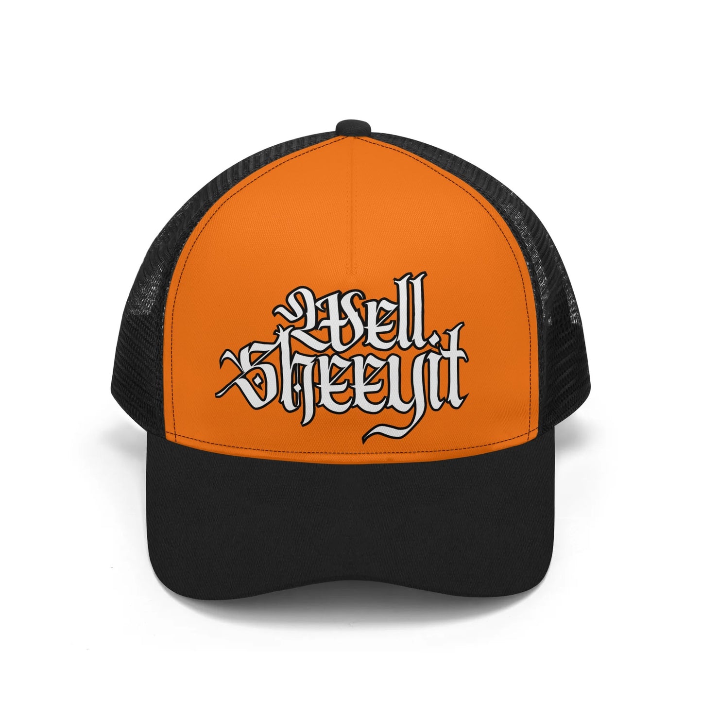 "Well, Sheeyit - its ORANGE"  Mesh Trucker Hats