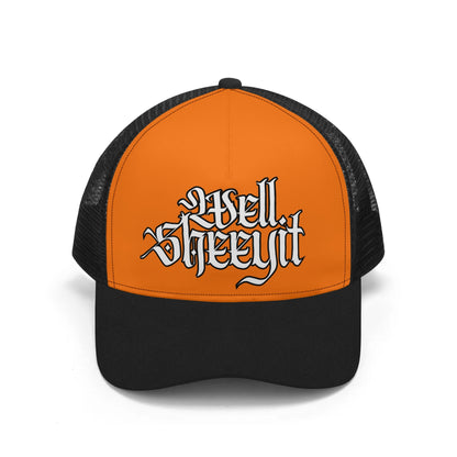 "Well, Sheeyit - its ORANGE"  Mesh Trucker Hats