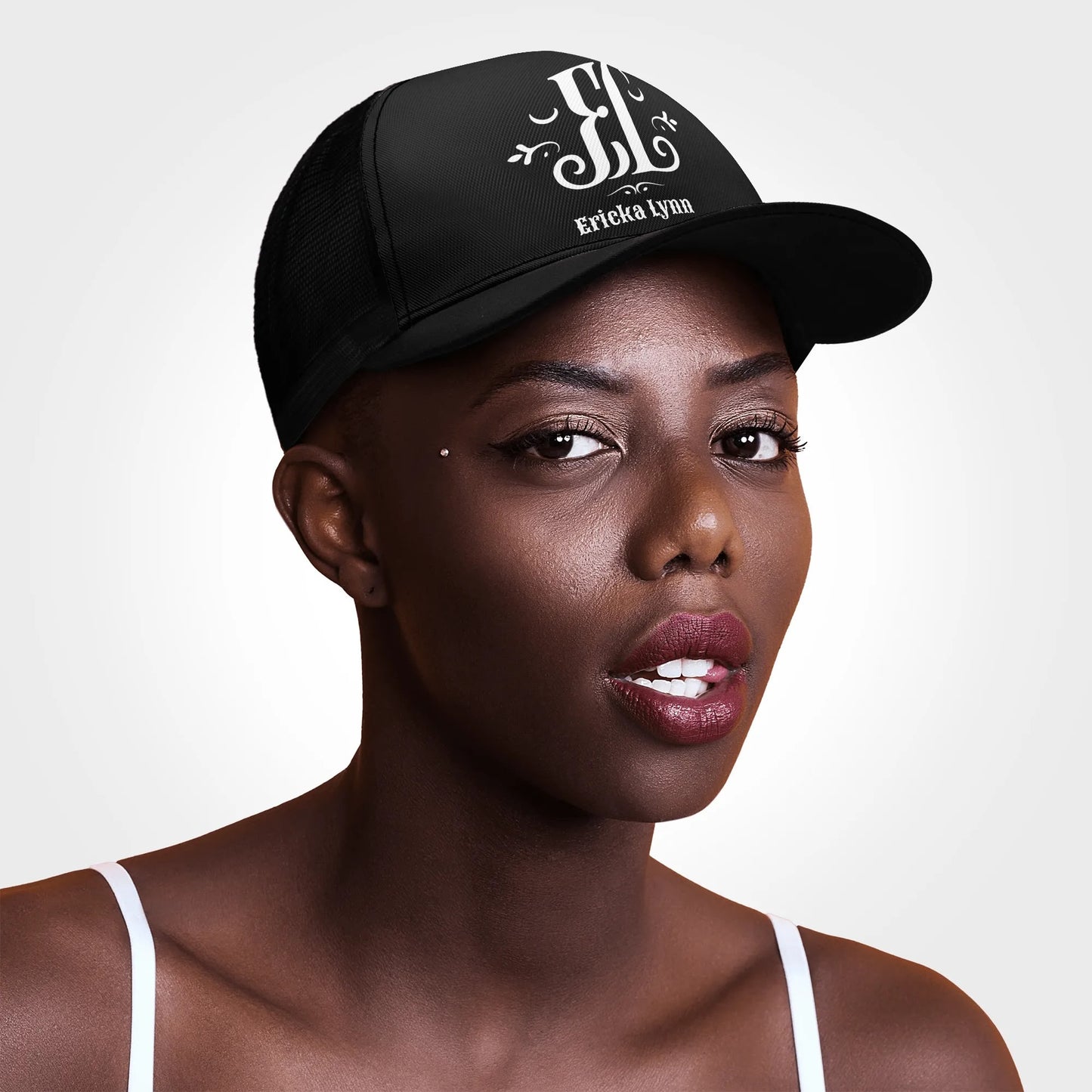 ERICKA LYNN Front Printing Mesh Trucker Hats