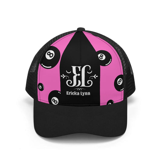 ERICKA LYNN "8 BALL" Front Printing Mesh Trucker Hats