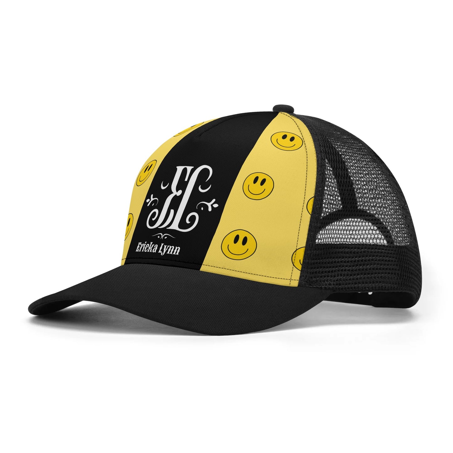 ERICKA LYNN "SMILES" Front Printing Mesh Trucker Hats