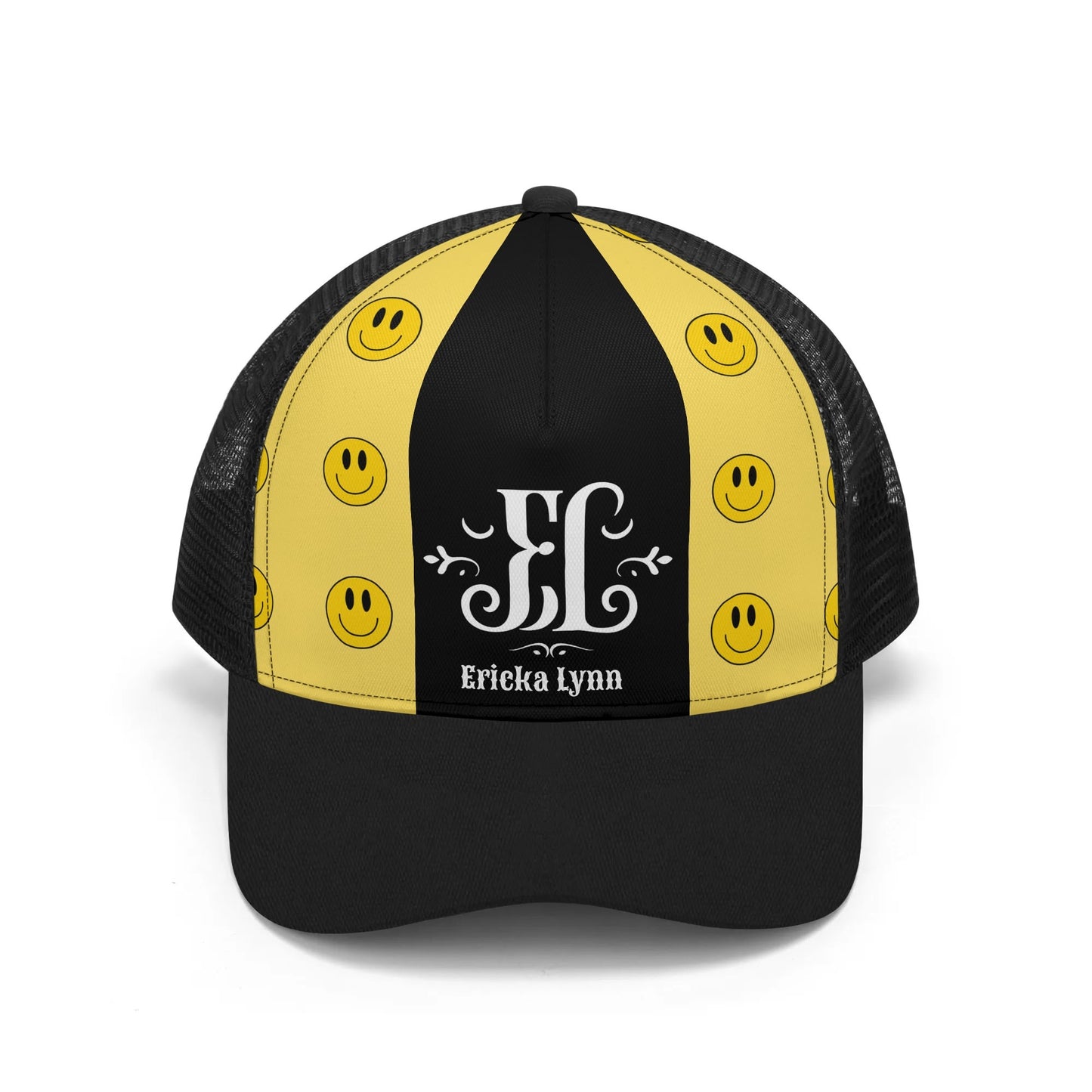 ERICKA LYNN "SMILES" Front Printing Mesh Trucker Hats