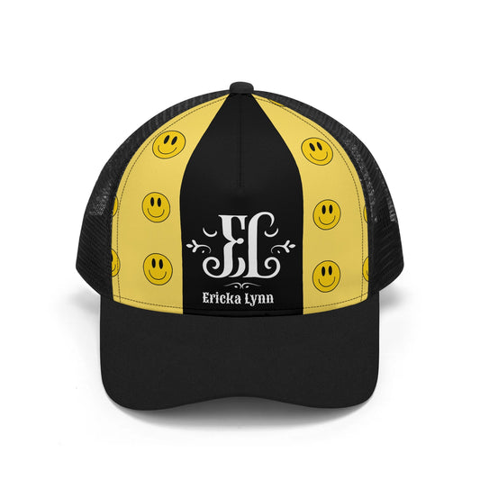 ERICKA LYNN "SMILES" Front Printing Mesh Trucker Hats