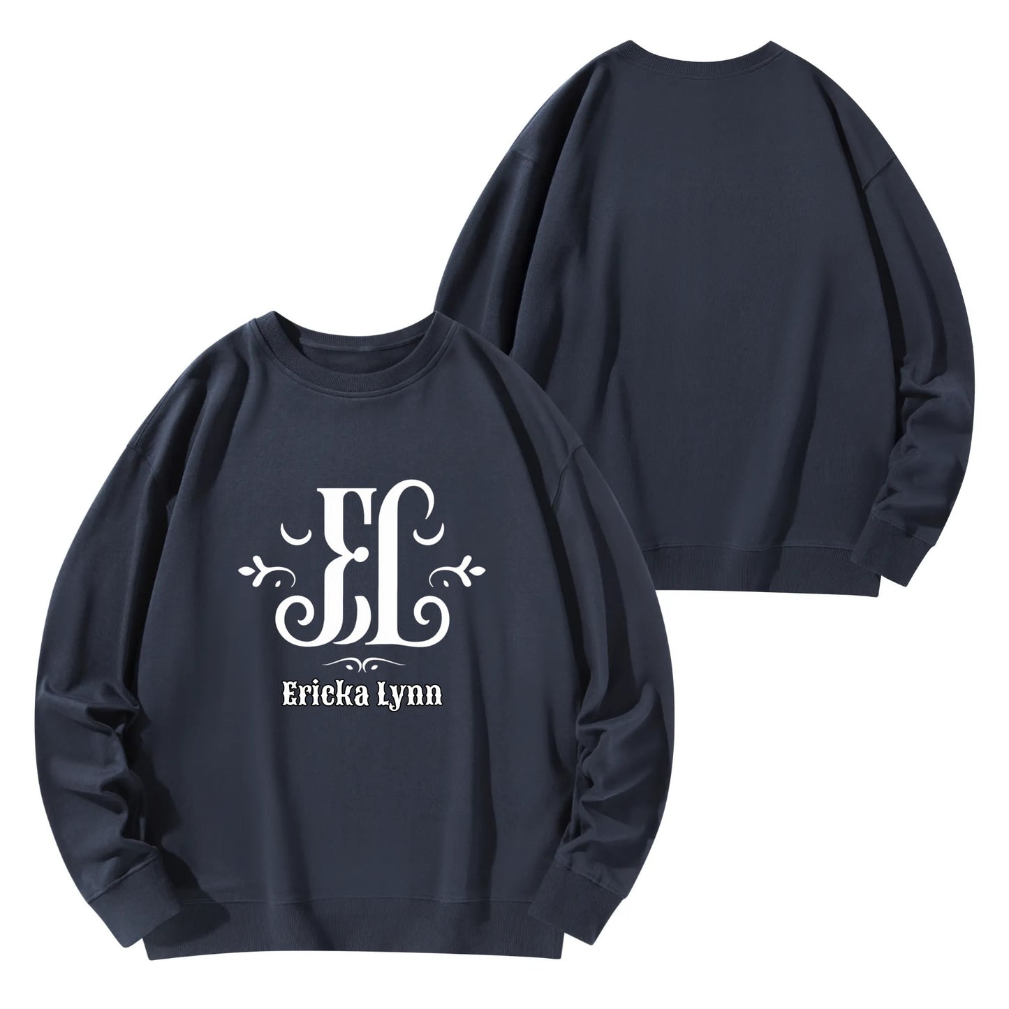 "Ericka Lynn"  Unisex Cotton Sweatshirt