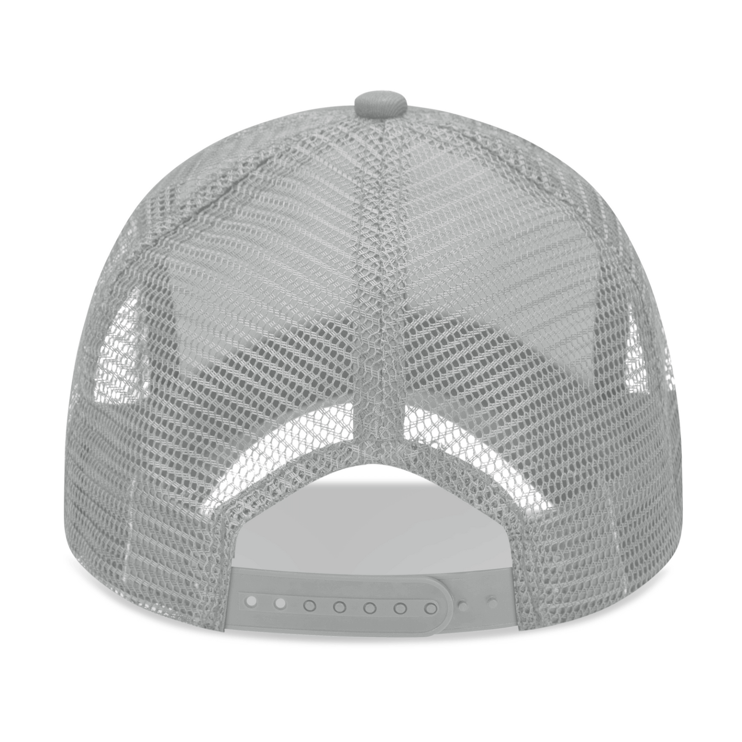Emobrideried Grid Mesh Trucker Hat